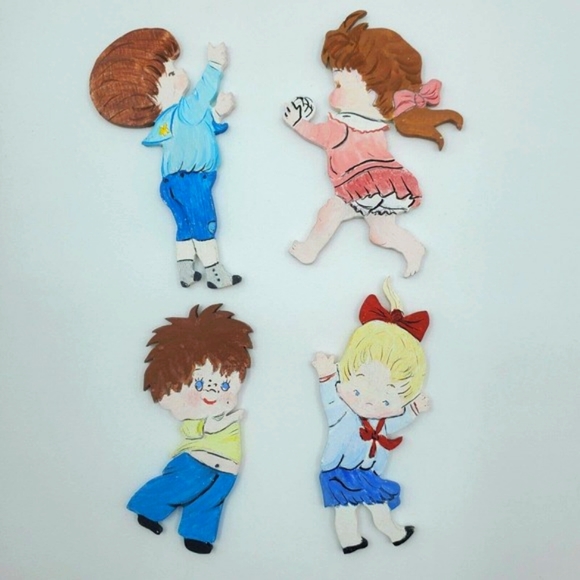 Handed Painted Craft Wooden Die Cutouts Baby, Nursery, Childhood - Picture 5 of 9